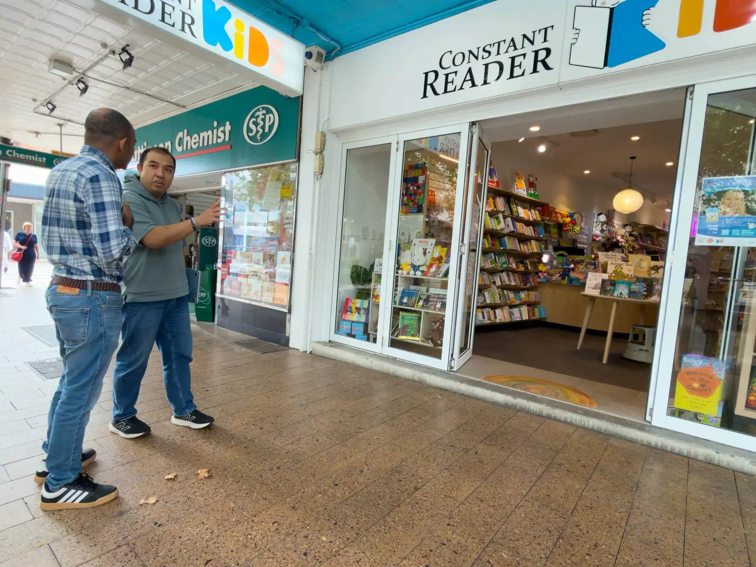 Seedwell Co. meeting a small-business owner on the Chatswood shopping strip